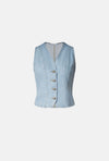 Sleeveless Denim Waistcoat - James Lakeland