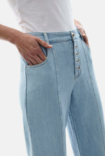 Front Split Denim Jeans - James Lakeland