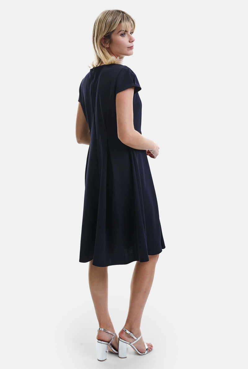 Pin Tuck Detail Knee Length Dress - James Lakeland