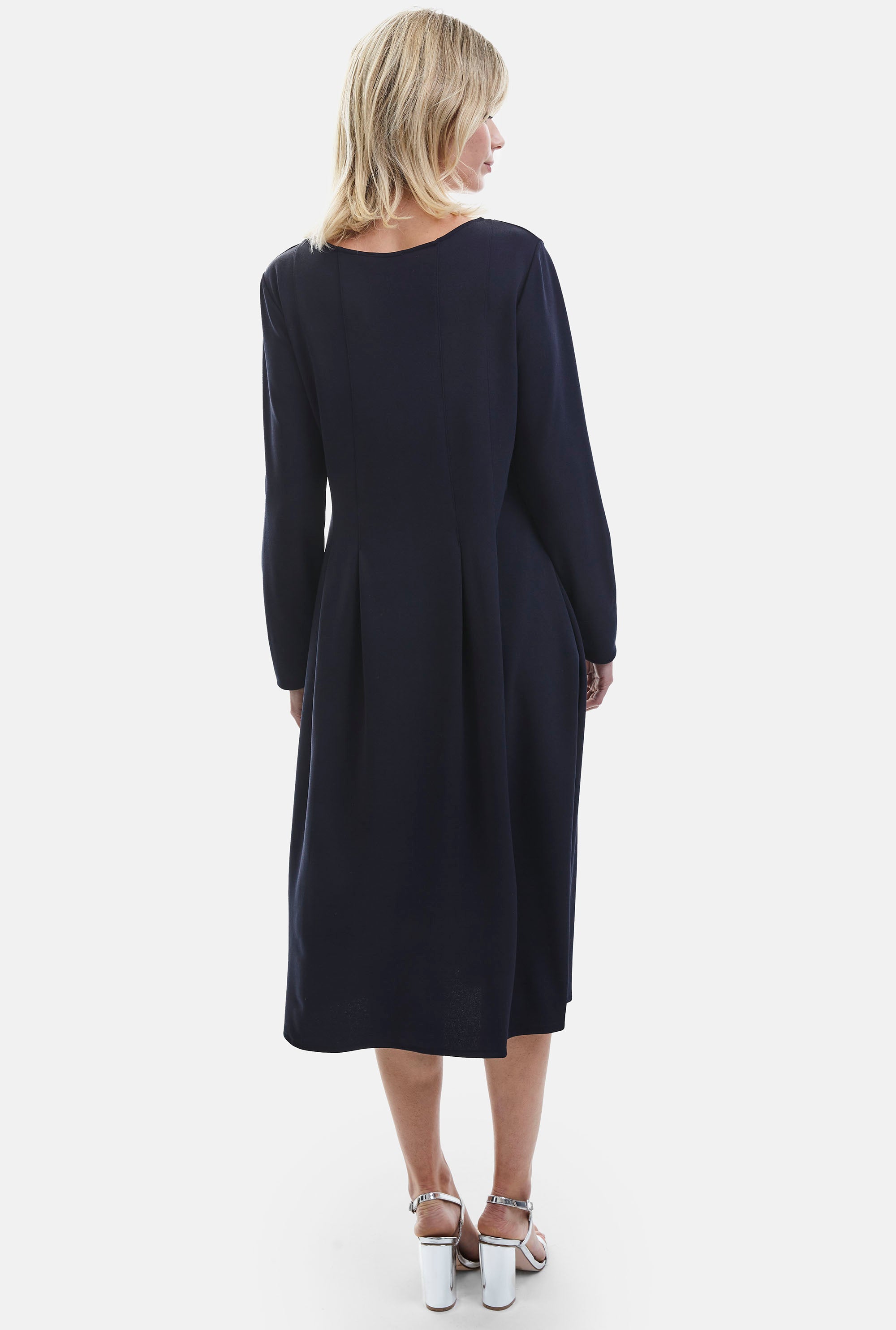 Midi dress with sale sleeves and pockets