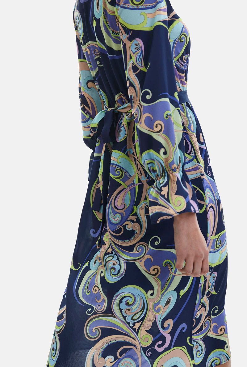 Printed Midi Dress - James Lakeland
