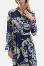 Printed Midi Dress - James Lakeland