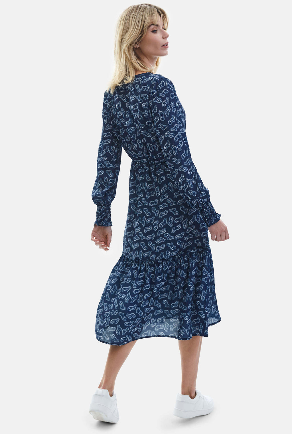 Tiered midi dress uk online