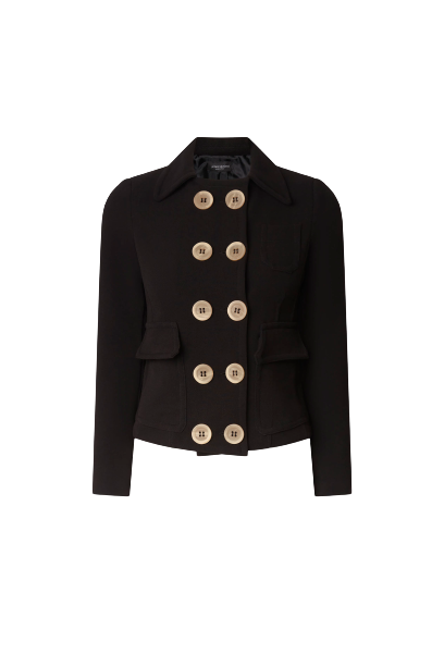Double Breasted Jacket With Horn Buttons - James Lakeland