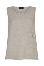 Linen Sleeveless Top (6932476952732)