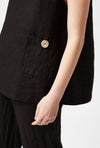 Linen Sleeveless Top (6932476952732)