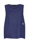 Linen Sleeveless Top (6932476952732)