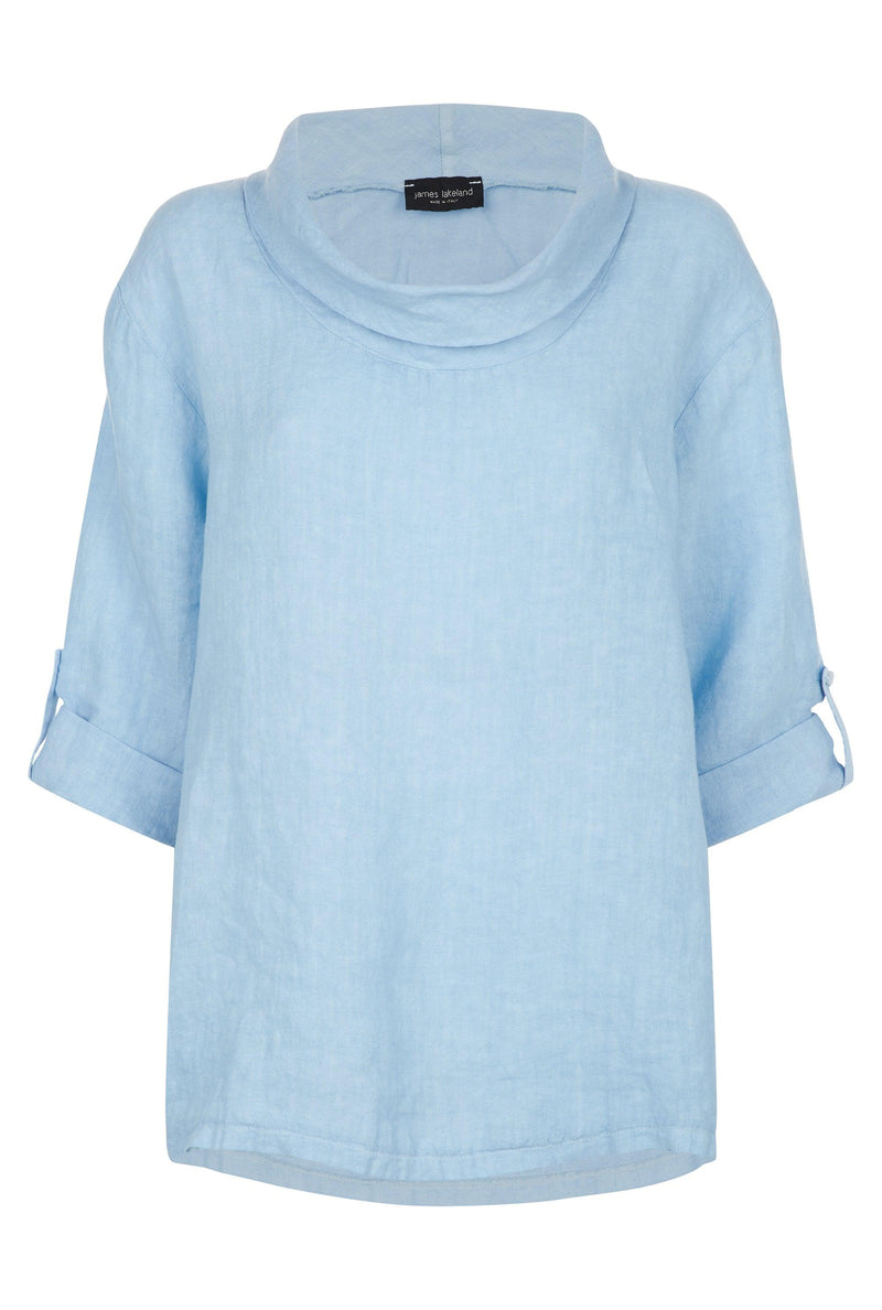 Long Cowl Neck Top (6974214766748)
