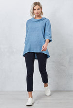 Long Cowl Neck Top (6974214766748)