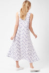 Maxi Linen Print Dress (6925293682844)