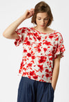 Print Frill Shoulder T-Shirt (6879772213404)