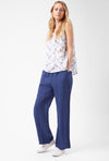 Print Linen Sleeveless Top (6880464961692)