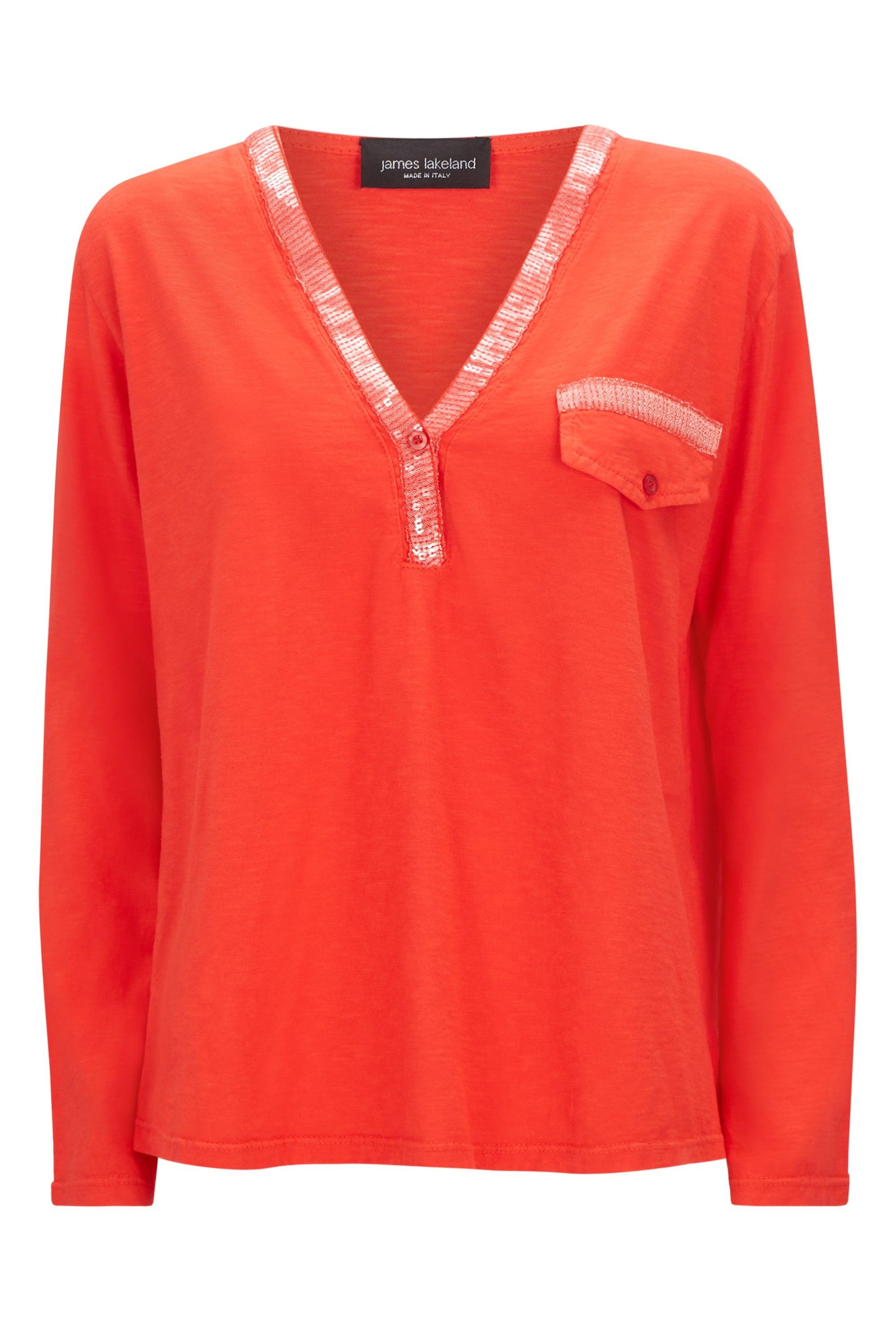 Sequin Trim Top (6923547771036)