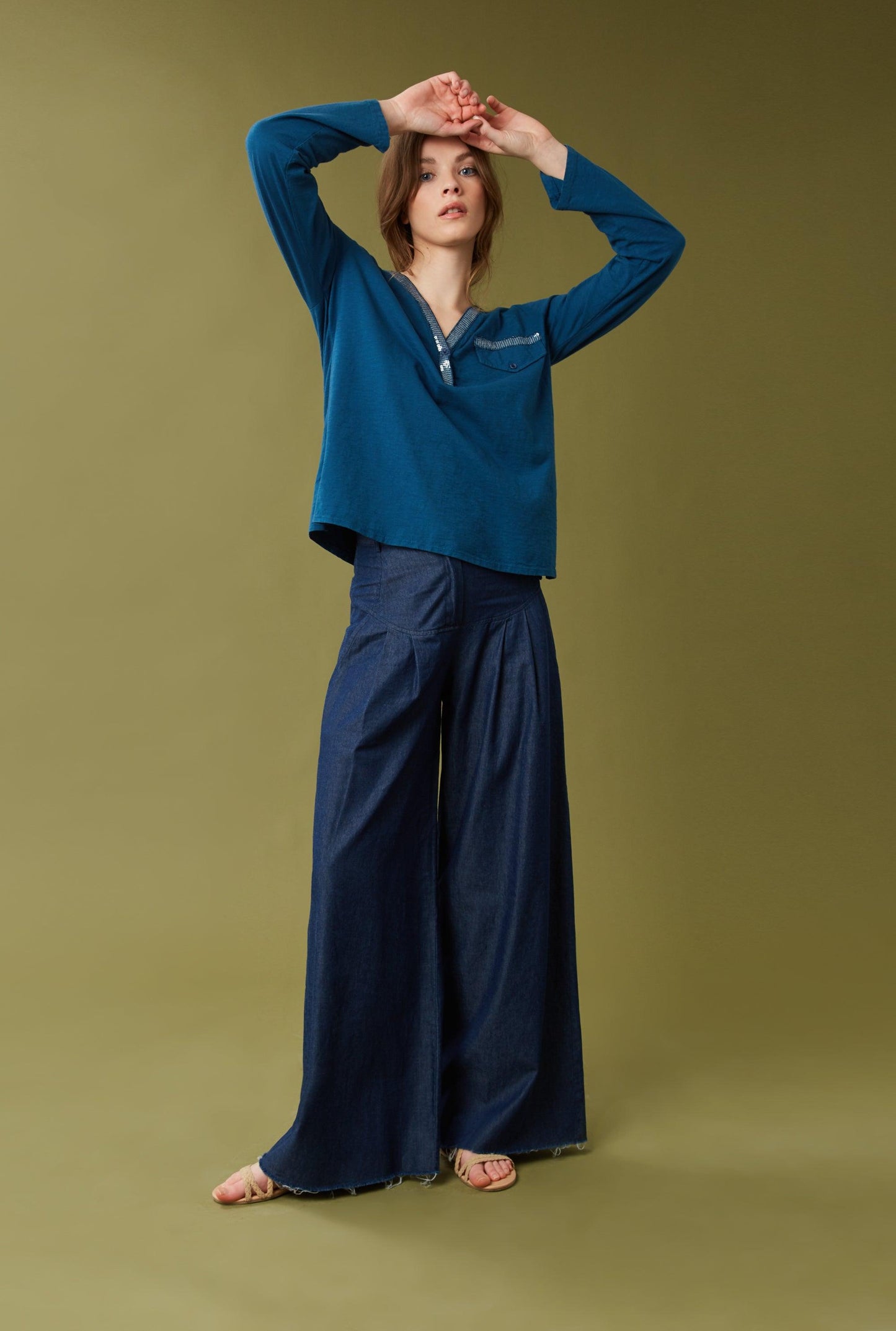 Sequin Trim Top (6923547771036)