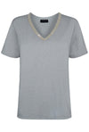 Sequin V Neck T-shirt (6879198544028)